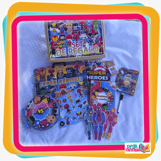 Set Universo Super Héroes completo